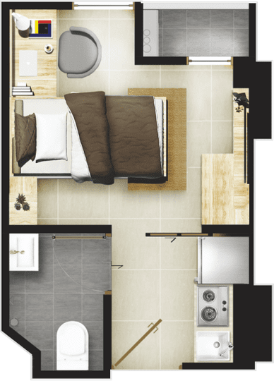The Alton Apartment Tipe 1 Bedroom